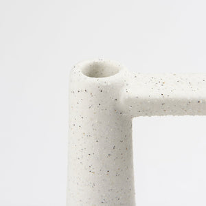 Mercana Burton Elegant Two-Tone Ceramic Jug Vase - Glossy and Matte Finish for Chic Home Decor Accents White and Black Ceramic | 10H 69649