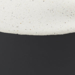 Mercana Burton Elegant Two-Tone Ceramic Jug Vase - Glossy and Matte Finish for Chic Home Decor Accents White and Black Ceramic | 10H 69649