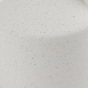 Mercana Burton Small Ceramic Jug Vase in Textured Matte White - Perfect for Boho, Coastal, and Farmhouse Decor Off-white Sandy Textured Ceramic | 11.6H 69984