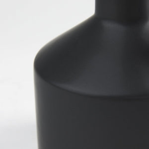 Mercana Burton Small Jug Vase - Sleek Ceramic Design for Modern & Rustic Decor, Perfect for Any Space Matte Black Ceramic | 8.3H 69985