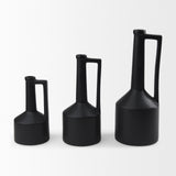 Mercana Burton Matte Black Jug Vase 69985