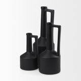 Mercana Burton Matte Black Jug Vase 69985