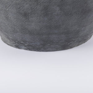 Mercana Zuma Elegant Ceramic Floor Vase with Brushed Charcoal Finish – Modern Minimalist Home Accent Piece Dark Gray Ceramic | 31.9H 69798