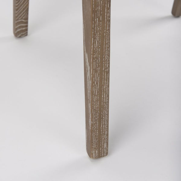 Mercana Wynn Contemporary Dining Chair with Cushioned Seat and Stylish Solid Wood Frame for Any Space Beige Fabric | Cane Back | Brown Wood 69829