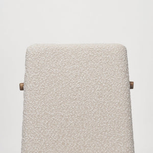 Mercana Cavett Coastal-Inspired Upholstered Dining Chair with Mid-Century Style and Soft Beachy Finish 69834