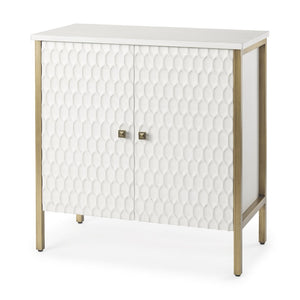 Mercana Savannah Coastal Glam Accent Cabinet for Stylish Storage in Living Room, Entryway, or Bedroom 69760