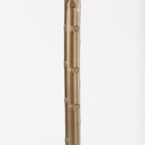 Mercana Porter Candle Holder - Industrial-Style Matte Iron Accent for Taper Candles in Any Home Decor Setting Gold Metal | 18" 69864