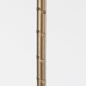 Mercana Porter Candle Holder - Industrial-Style Matte Iron Accent for Taper Candles in Any Home Decor Setting Gold Metal | 30" 69865