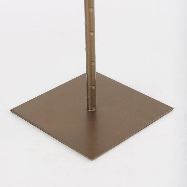 Mercana Porter Candle Holder - Industrial-Style Matte Iron Accent for Taper Candles in Any Home Decor Setting Gold Metal | 30" 69865