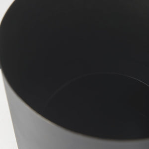 Mercana Juno Modern Contemporary Cast Iron Vase in Matte Gold – Ideal for Fresh Flowers & Home Decor Antique Black Metal | 8.5H 69871