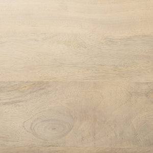 Mercana Morris 4-Shelf Vertical Shelving Unit with Solid Wood and Sleek Metal Frame for Stylish Storage Solutions Brown Wood | Black Metal 69717