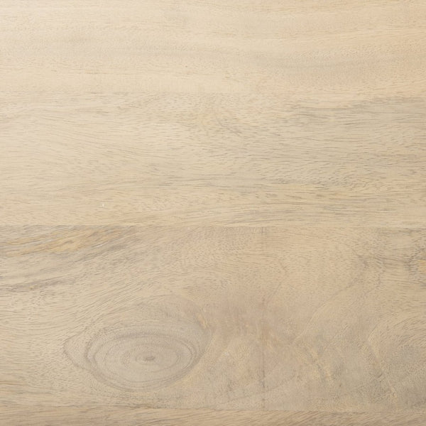 Mercana Morris 4-Shelf Vertical Shelving Unit with Solid Wood and Sleek Metal Frame for Stylish Storage Solutions Brown Wood | Black Metal 69717