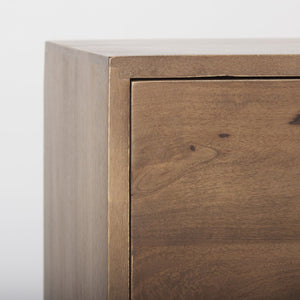 Mercana Astrid 71-Inch Solid Mango Wood Sideboard with 6 Drawers for Modern and Mid-Century Homes 69940