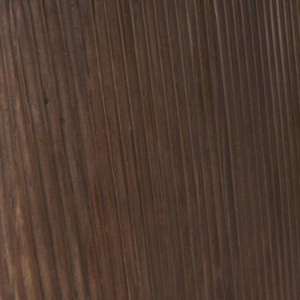 Mercana Lance Contemporary Oval Dining Table - Solid Wood with Rippled Base for Modern Elegance & Warmth 69961-AB