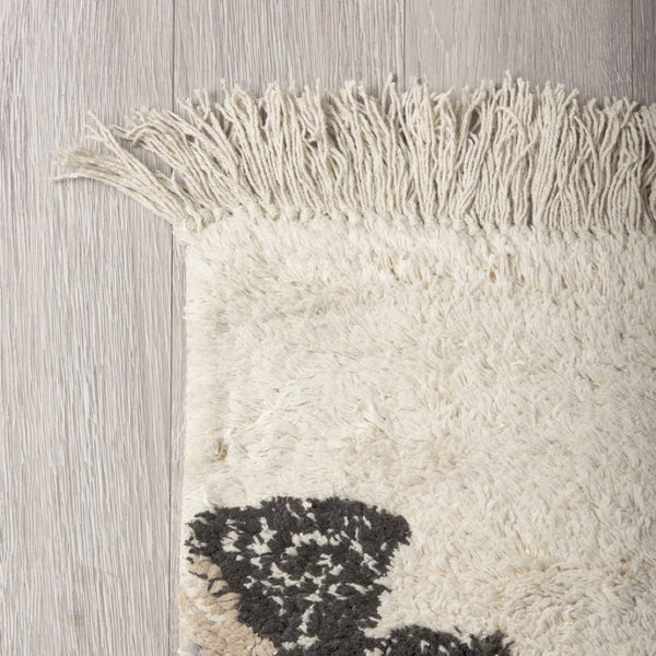 Mercana Carla Cotton Area Rug - Earthy Neutrals with Boho Charm for Cozy Living Spaces and Bedrooms Patterned | 120.0L 69764