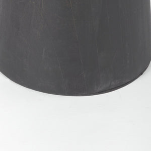 Mercana Maxwell Modern Bistro Table - Stylish Round Mango Wood Top with Black Iron Pedestal for Compact Spaces 32" Black-Brown Wood Top | Black Metal Base 69926-AB