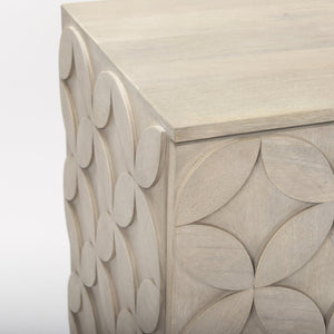 Mercana Excelsior Glamorous Accent Cabinet with Sculptural Star-in-Circle Design for Modern Living Spaces 69929