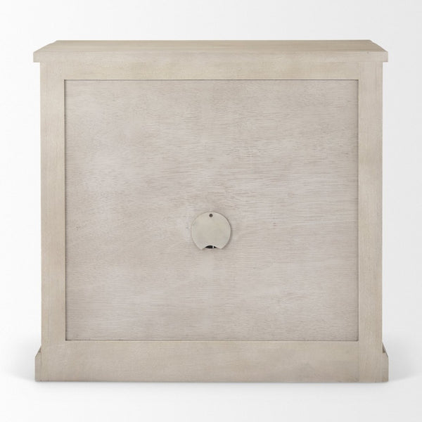 Mercana Braxton Accent Cabinet: Stylish Storage Solution with Rustic Charm and Modern Design for Any Space 69931