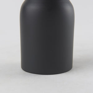 Mercana Malta Aluminum Candle Holder - Modern Dark Gold Accent for Elegant Home Decor and Tabletop Display Black Metal | 5" 70059