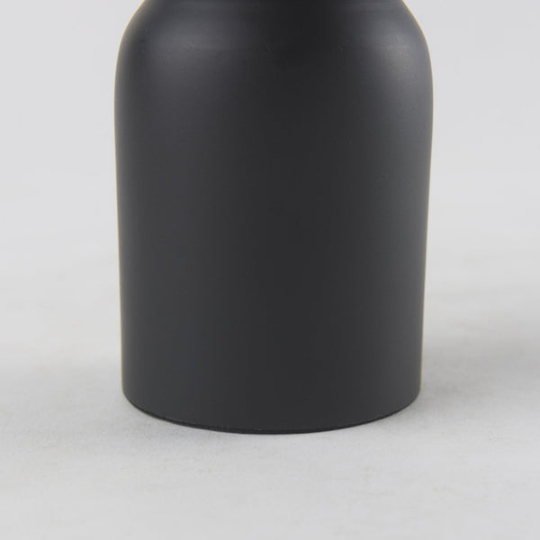 Mercana Malta Aluminum Candle Holder - Modern Dark Gold Accent for Elegant Home Decor and Tabletop Display Black Metal | 5" 70059