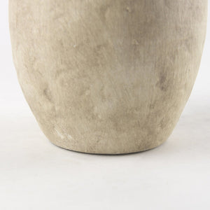 Mercana Zenni Timeless Warm Matte Ceramic Vase for Effortless Style in Contemporary and Rustic Decor Beige Ceramic | 12.0H 69805