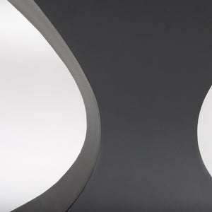 Mercana Maxton Dining Table - Striking Light Brown Wood Top & Industrial Dark Gunmetal Base for Any Space 69847-AB