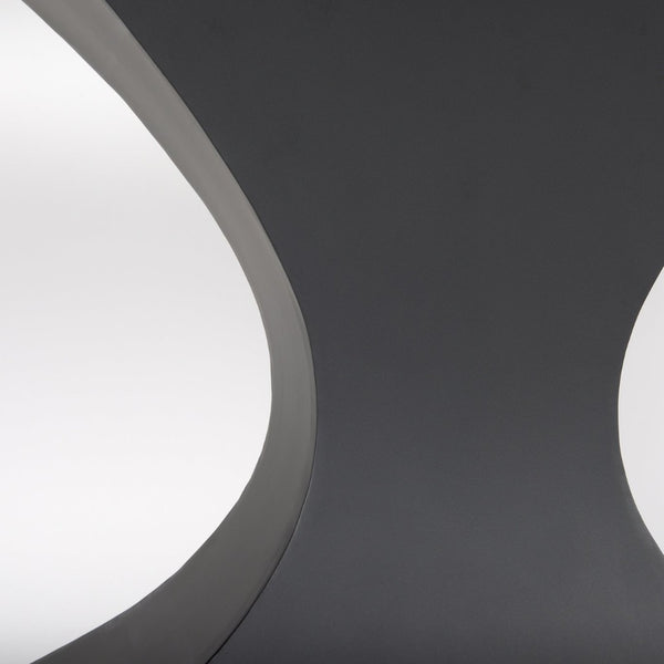 Mercana Maxton Dining Table - Striking Light Brown Wood Top & Industrial Dark Gunmetal Base for Any Space 69847-AB