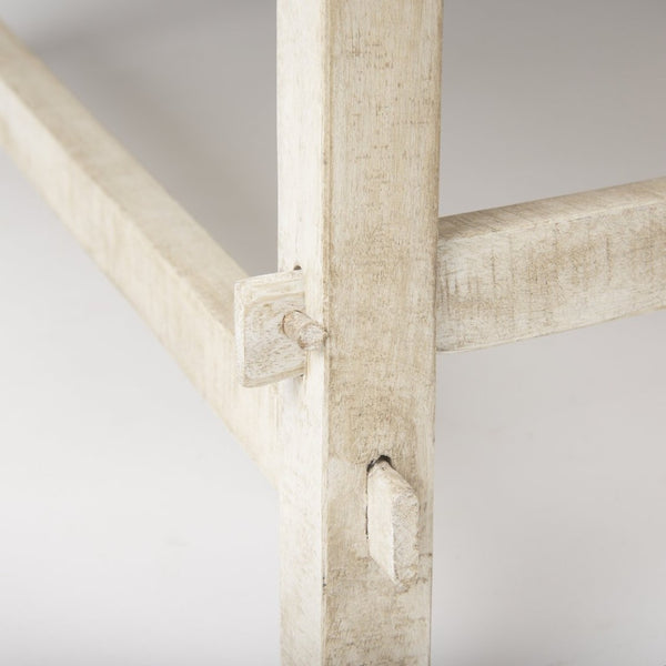 Mercana Rosie Round Coffee Table - Rustic Elegance with Solid Wood Construction for Timeless Living Spaces 69995