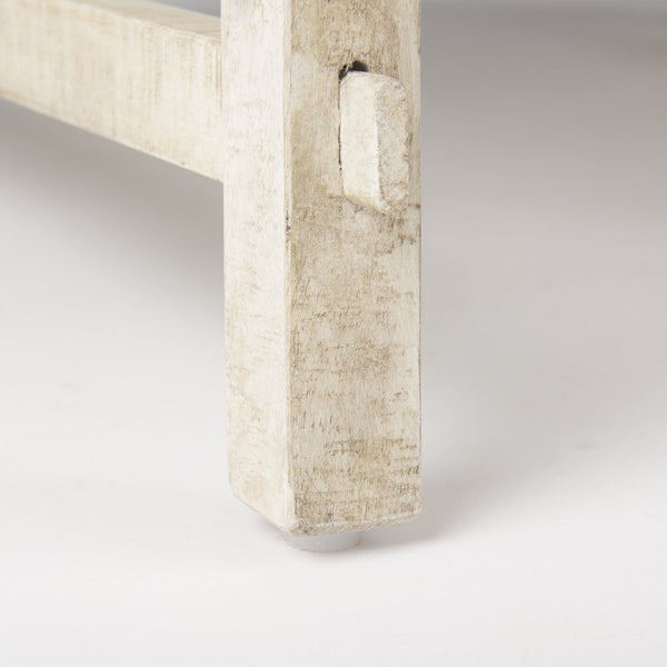 Mercana Rosie Round Coffee Table - Rustic Elegance with Solid Wood Construction for Timeless Living Spaces 69995