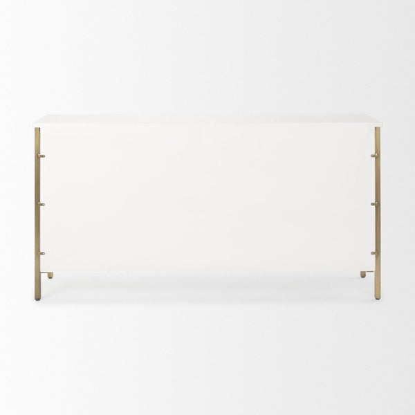 Mercana Savannah Coastal Charm Sideboard with Glamorous Accents for Stylish Storage and Organization 69759