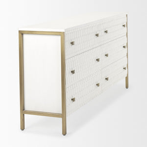 Mercana Savannah Coastal Charm Sideboard with Glamorous Accents for Stylish Storage and Organization 69759