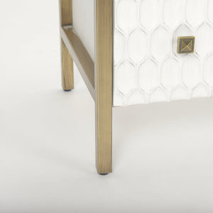 Mercana Savannah Coastal Charm Sideboard with Glamorous Accents for Stylish Storage and Organization 69759