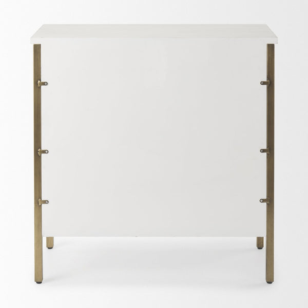 Mercana Savannah Coastal Glam Accent Cabinet for Stylish Storage in Living Room, Entryway, or Bedroom 69760