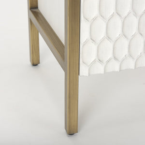 Mercana Savannah Coastal Glam Accent Cabinet for Stylish Storage in Living Room, Entryway, or Bedroom 69760