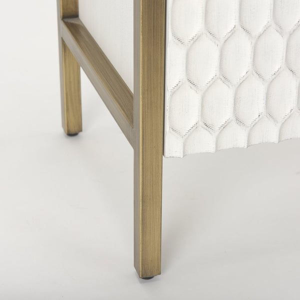 Mercana Savannah Coastal Glam Accent Cabinet for Stylish Storage in Living Room, Entryway, or Bedroom 69760