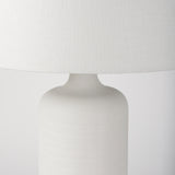 Mercana Melanie 17.0L x 17.0W x 30.5H White Shade W/White Base Table Lamp 68340