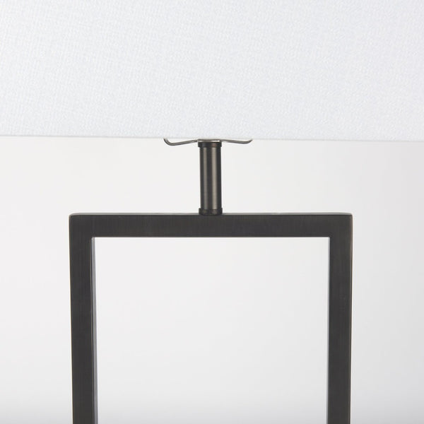 Mercana Peyton Contemporary Table Lamp with Unique Marble Base for Stylish Ambient Lighting in Any Room 69701