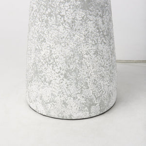 Mercana Julia Elegant Cement Table Lamp - Coastal Modern Design for Ambient Lighting in Any Room 69706