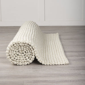 Mercana Katya Braided Cream Rug – Handcrafted Soft Texture for Modern Farmhouse, Transitional, and More 69713
