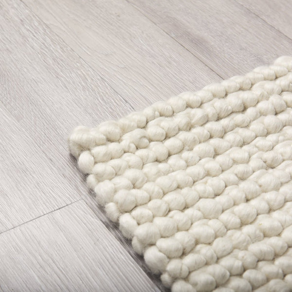 Mercana Katya Braided Cream Rug – Handcrafted Soft Texture for Modern Farmhouse, Transitional, and More 69713