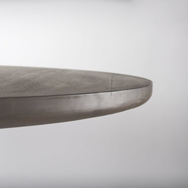 Mercana Terra Dining Table: Sculptural Round Design in Rich Mango Wood for Modern Dining & Entertaining 60" Dk Brown Wood Top | Dk Brown Wood Base 69873-AB