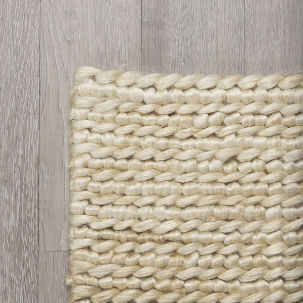 Mercana Milo Area Rug – Handwoven 100% Hemp in Warm Golden Tones for a Stylish and Eco-Friendly Space Beige |  8 x 10 69766