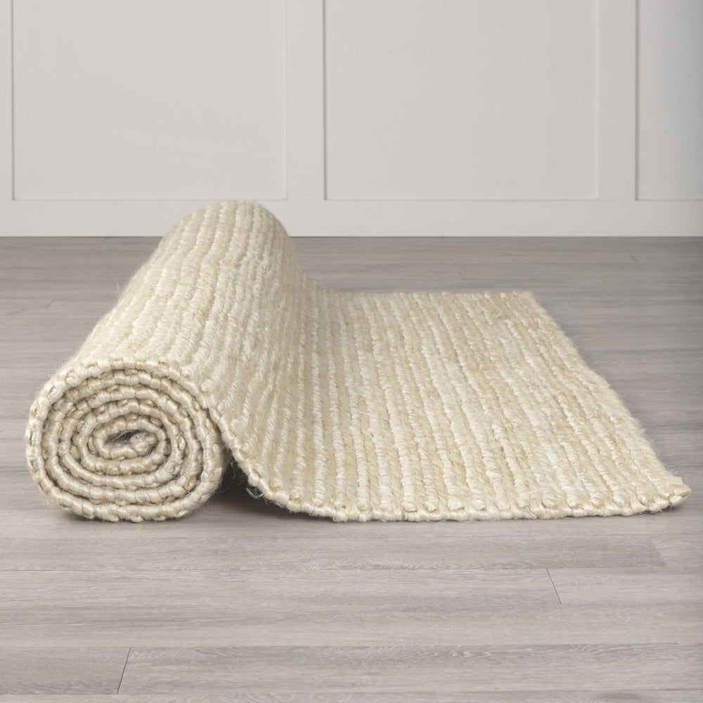 Mercana Milo Area Rug – Handwoven 100% Hemp in Warm Golden Tones for a Stylish and Eco-Friendly Space Beige | 9 x 12 69767