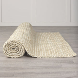 Mercana Milo Area Rug – Handwoven 100% Hemp in Warm Golden Tones for a Stylish and Eco-Friendly Space Beige | 9 x 12 69767