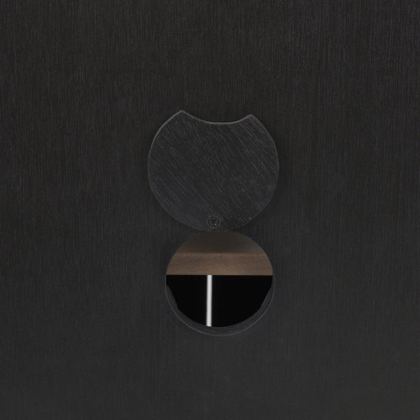 Mercana Sloan Contemporary Accent Cabinet with Durable Iron Frame and Natural Wood for Modern Interiors 69887