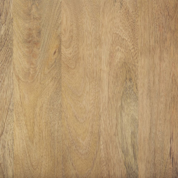 Mercana Cairo Compact Mango Wood Accent Cabinet with Two Drawers and Matte Black Iron Frame for Storage 69923