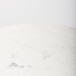 Mercana Maxwell Round Marble Bistro Table – Elegant Blend of Natural Stone and Warm Wood for Stylish Dining Spaces 69928-AB