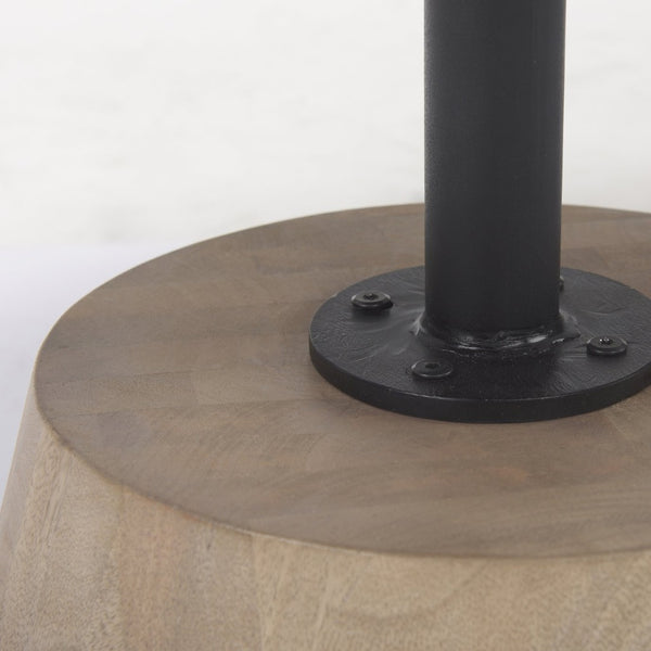 Mercana Maxwell Round Coffee Table with Elegant Marble Top and Sturdy Pedestal Base for Modern Living Spaces 69976-AB