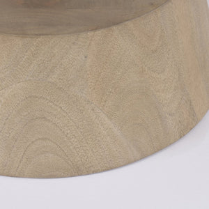 Mercana Maxwell Round Coffee Table with Elegant Marble Top and Sturdy Pedestal Base for Modern Living Spaces 69976-AB