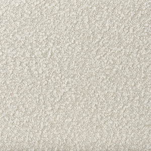 Mercana Damon Upholstered Dining Chair with Casters - Elegant Cream Fabric, Supportive Backrest & Mobility Cream Boucle Fabric 69615